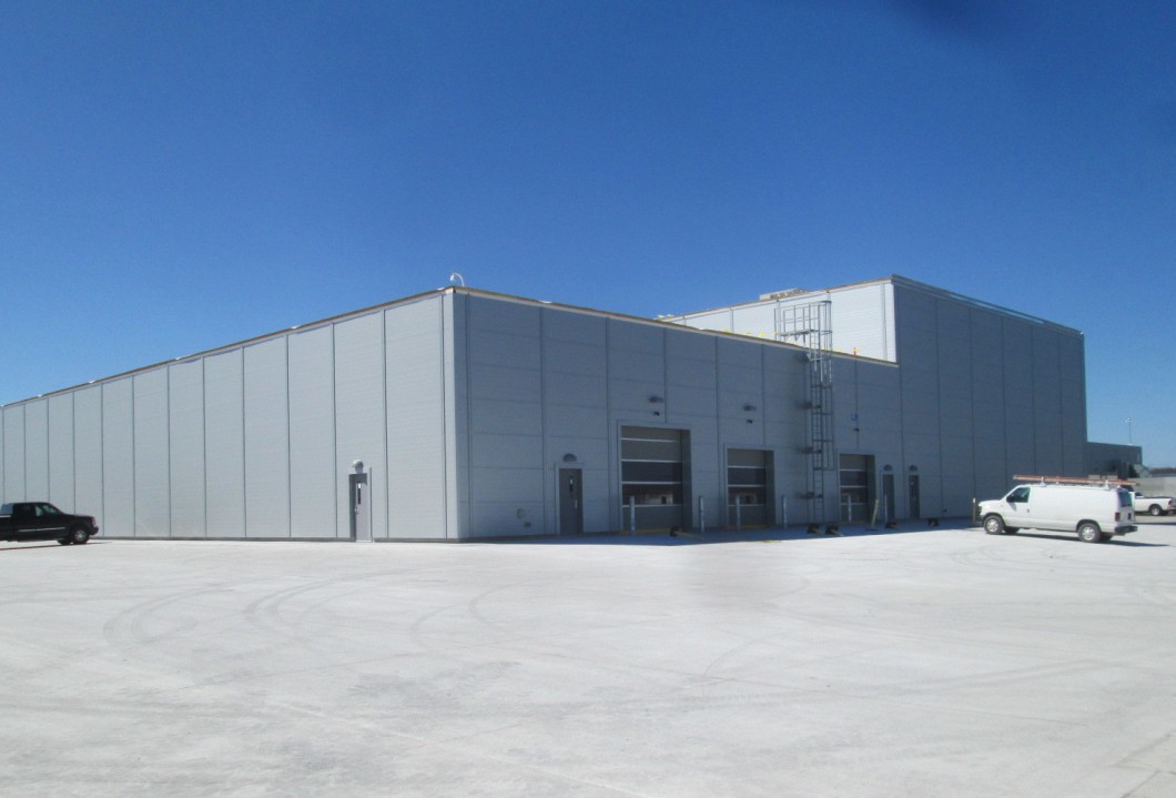 Exterior view of automotive OEM facility