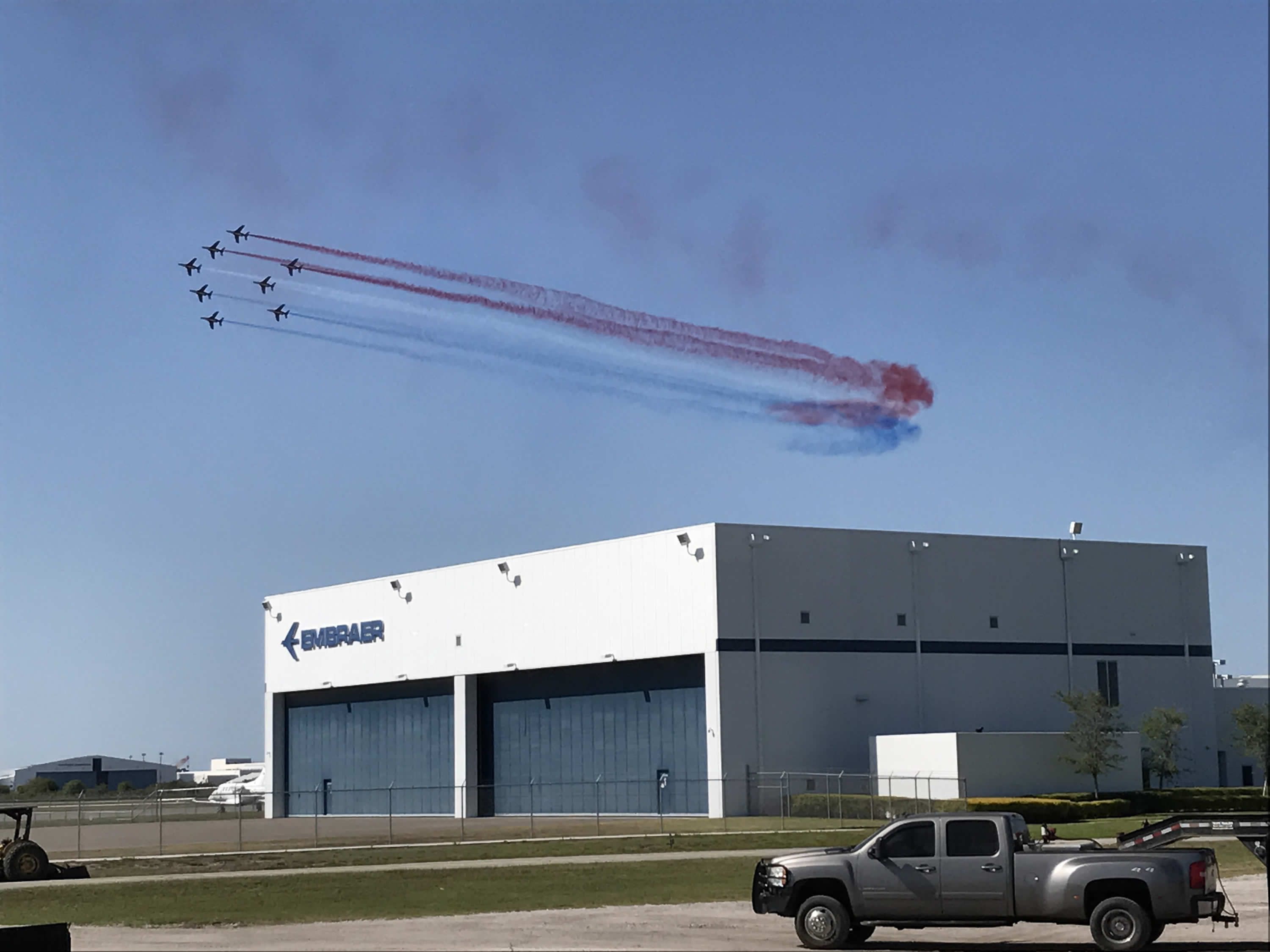 Embraer production facility exterior