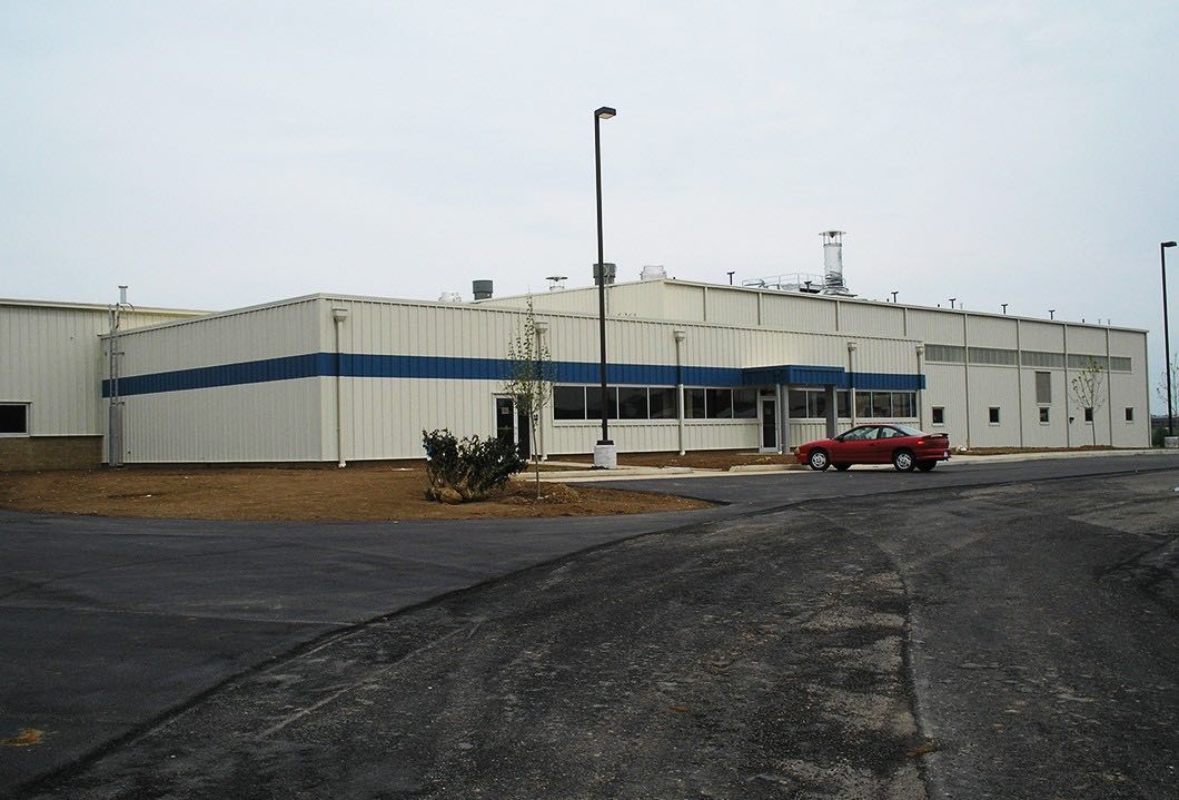 Exterior of the Meggitt ABSC facility and parking lot