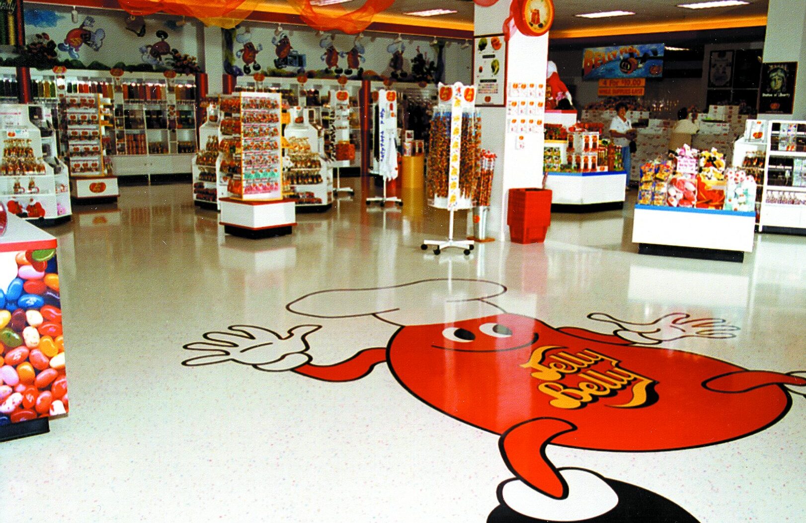interior view of Jelly Belly candy store