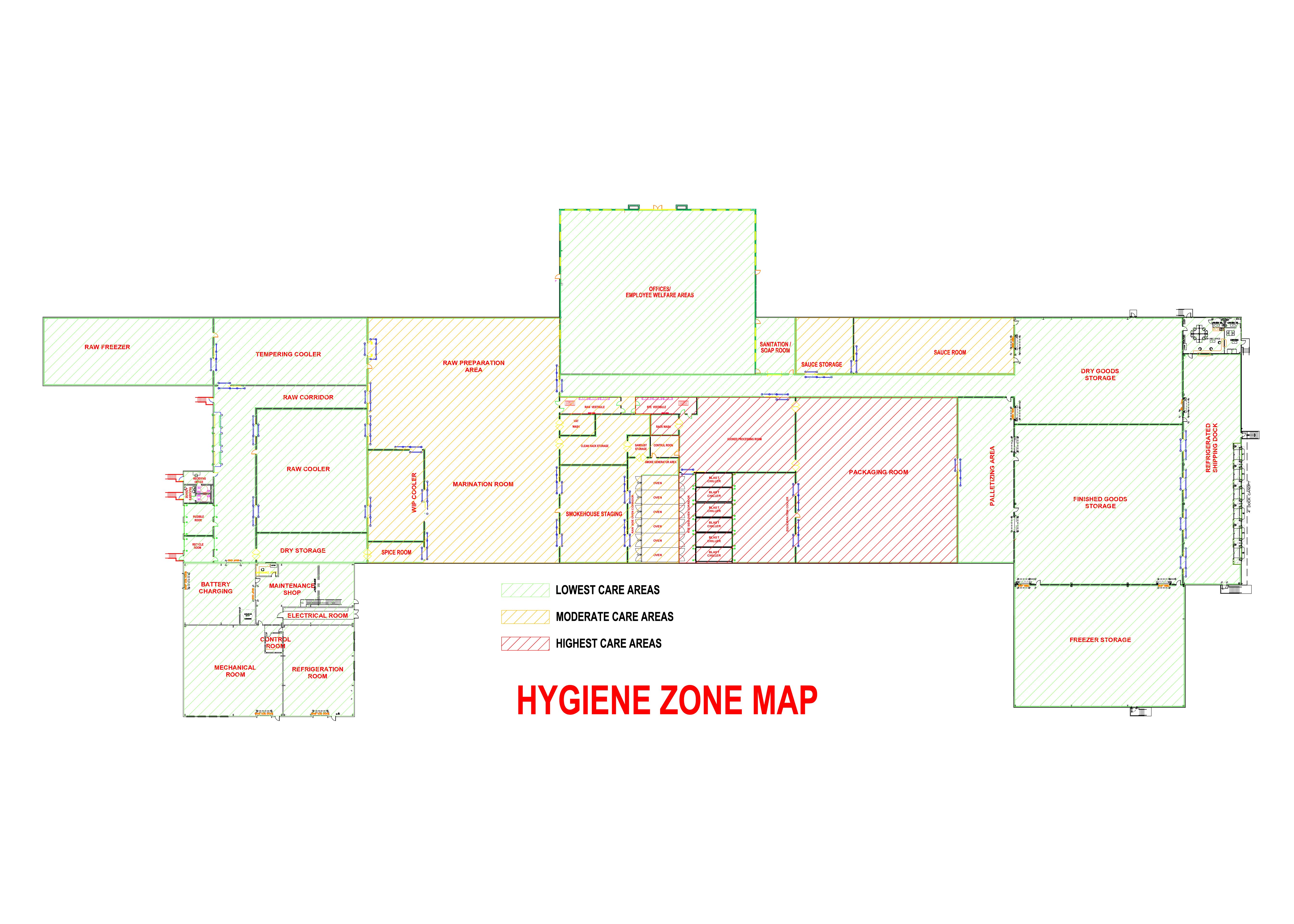 Hygiene Zone Drawing-Model